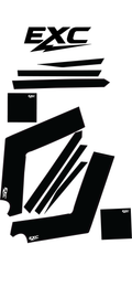 EXC Full Tuttio Frame Decal Kit