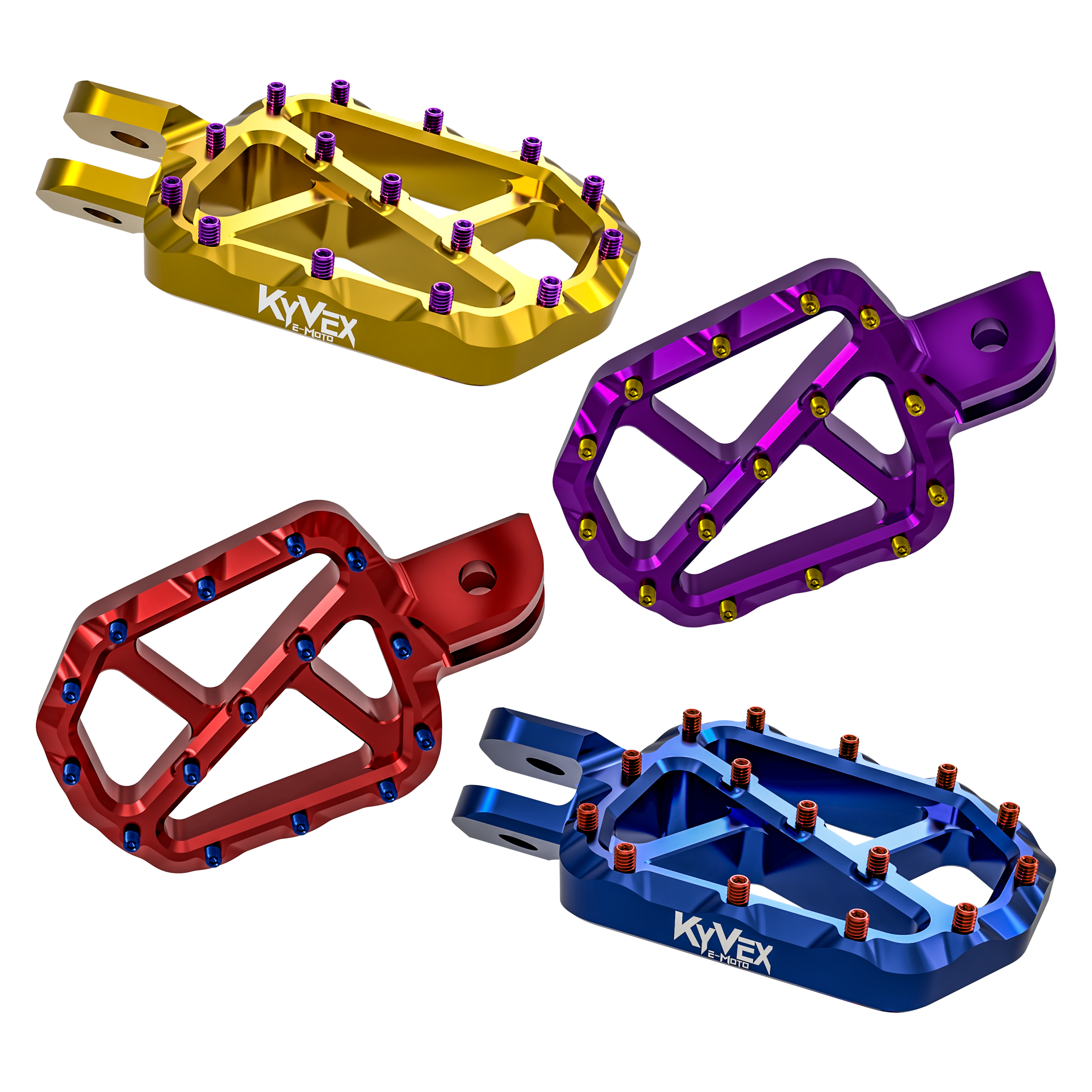 KyVex Billet Wide Foot Pegs