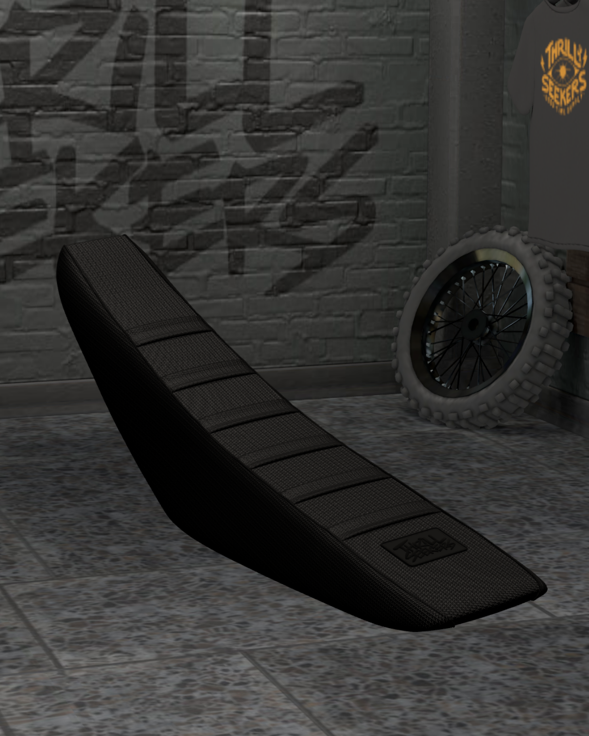 Blacked Out Thrill Seekers Seat Cover
