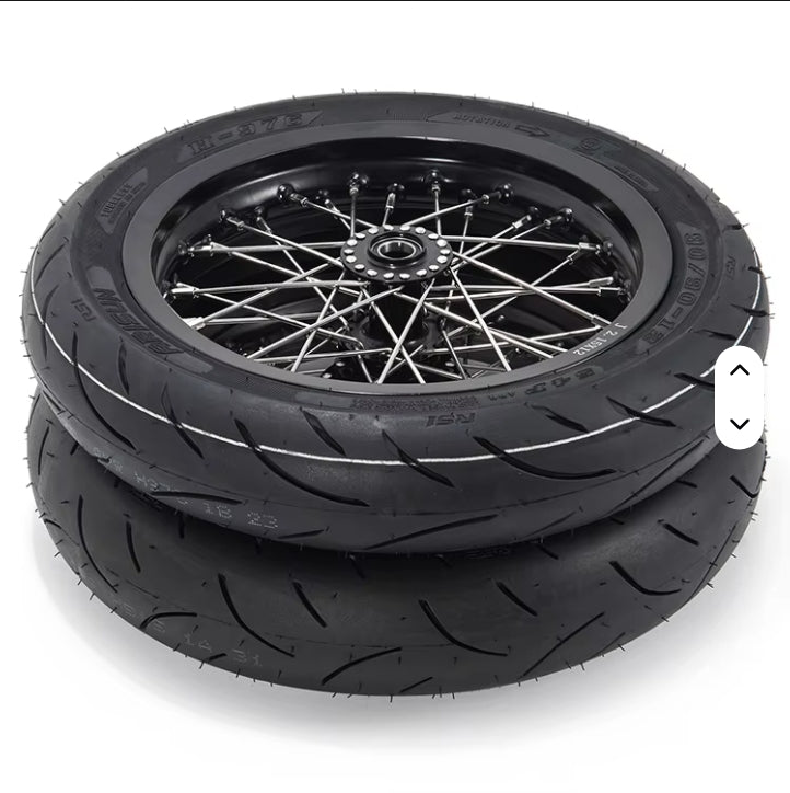 ETM RTR Super-Moto Wheel Set
